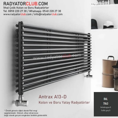 Antrax AO13d 7043 yatay celik boru petek uzunluk 80 kolon 6