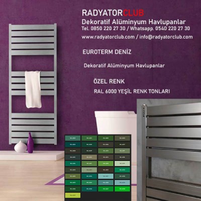 euroterm yeşil deniz dekoratif aluminyum havlupan en 385 dilim 8 2