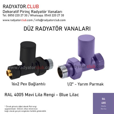 1/2 Parmak Ral 4005 Blue Lila Duz Radyator Vanasi 1/2 Parmak Ral 4005 Blue Lila Duz Radyator Vanasi