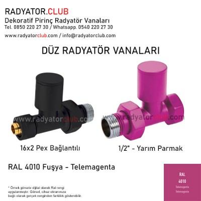 16x2 Pex Special Color Ral 4010 Magenta Straight Radiator Valves 16x2 Pex Special Color Ral 4010 Magenta Straight Radiator Valves