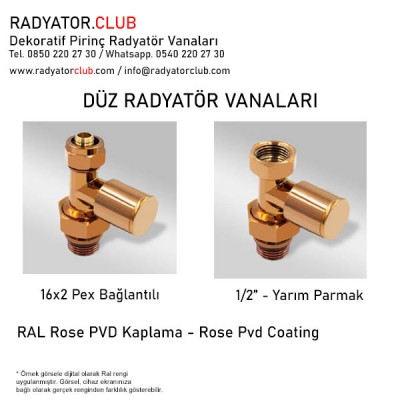 1/2 Parmak Parlak Siyah Duz—Radyator Vanasi 1/2 Parmak Parlak Siyah Duz—Radyator Vanasi