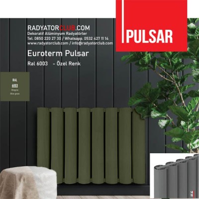 euroterm pulsar alçak aluminyum radyator h 30 cm ral 9001e dilim 5