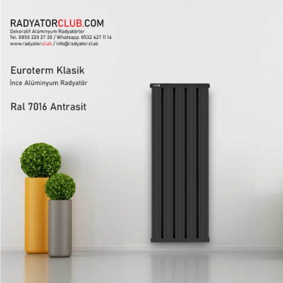euroterm klasik alçak aluminyum Petek h 37,5 7016 dilim 5 euroterm klasik alçak aluminyum Petek h 37,5 7016 dilim 5