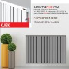 Euroterm Klasik hafif Aluminyum Petek Yukseklik 75 cm.  Ral 9010, Dilim 5