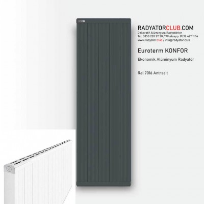 euroterm konfor alçak aluminyum petek h 37,5 7016 dilim 4 euroterm konfor alçak aluminyum petek h 37,5 7016 dilim 4