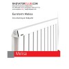 Euroterm Melisa Dekoratif aluminyum radyator yukseklik 45 cm.  Ral 9016, dilim 10