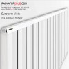 Euroterm Viola ekonomik Aluminyum Radyator Yukseklik 175 cm.  Renk: Ral 9016, Dilim 25