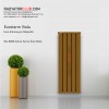 Euroterm Viola yeni Aluminyum Radyator Yukseklik 125 cm.  Ral 7016, Dilim 3