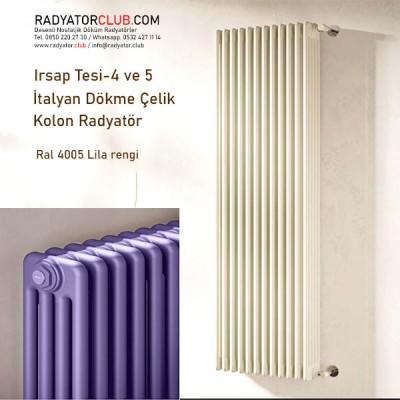 Tesi 4 Çelik Kolon Radyatör H.1000, beyaz, Kolon 7