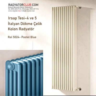 Tesi 4 Çelik Kolon Radyatör H.1000, beyaz, Kolon 9