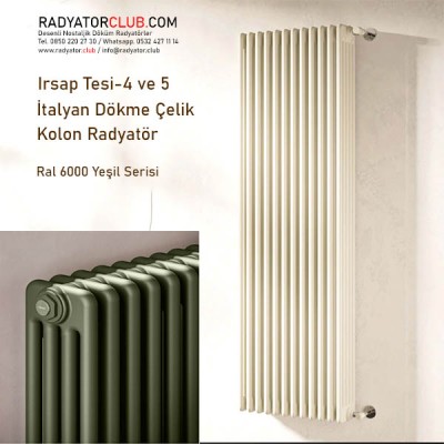 Tesi 4 Çelik Kolon Radyatör H.1000, beyaz, Kolon 11