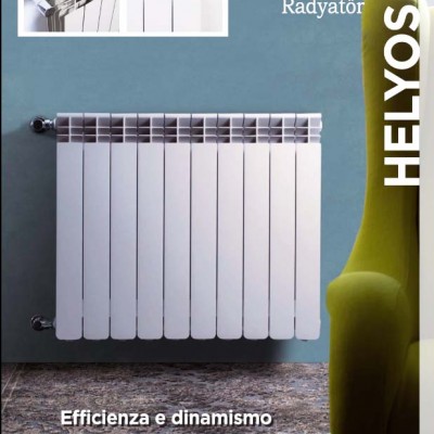 Helyos Kısa Alüminyum Döküm Radyatör Beyaz 340x428 mm Helyos Kısa Alüminyum Döküm Radyatör Beyaz 340x428 mm