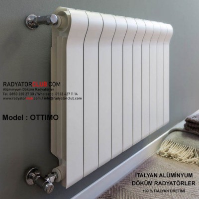 Ottimo Aluminyum Dokum Radyator Beyaz 1860x898 mm Ottimo Aluminyum Dokum Radyator Beyaz 1860x898 mm